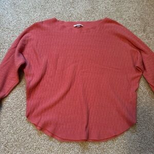 Red Textured Sweater